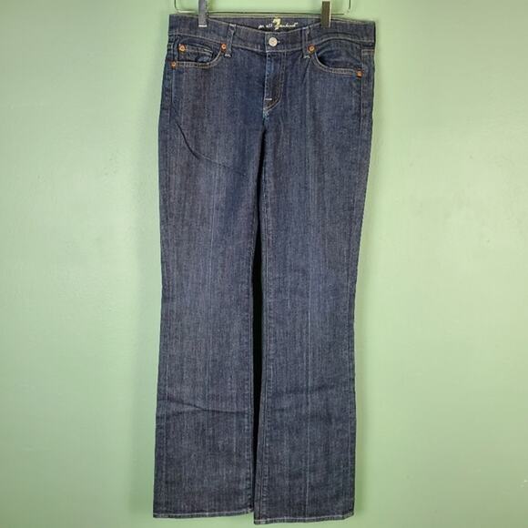 7 For All Mankind BootCut Medium Wash Jeans Size 29 - Picture 1 of 8